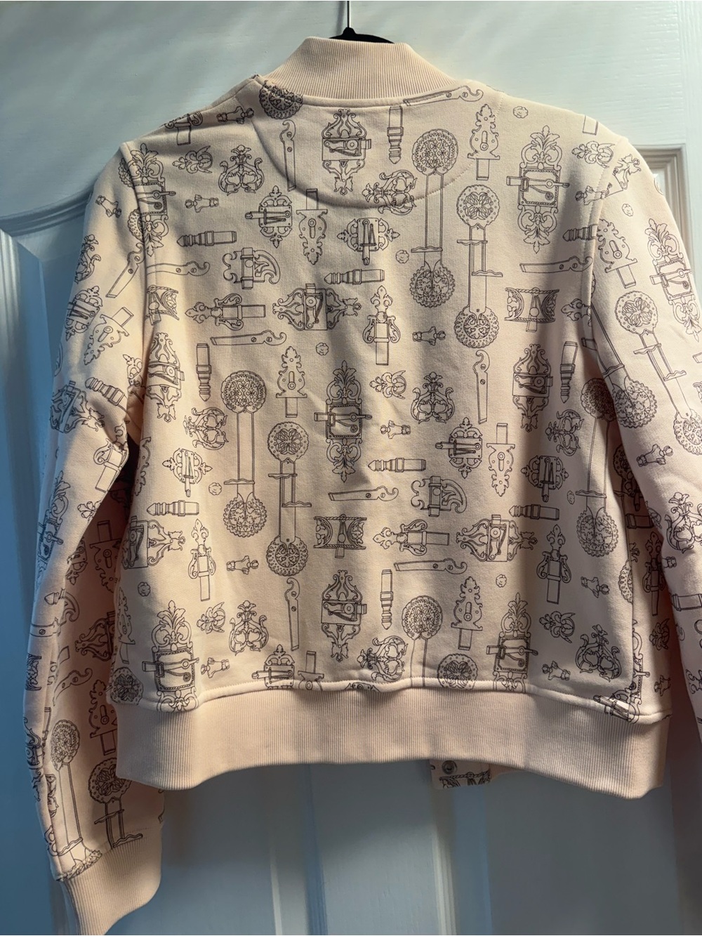 NEW Hermes Women's pink Jersey Jacket